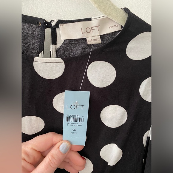 Loft polka dot dress - Picture 5 of 6